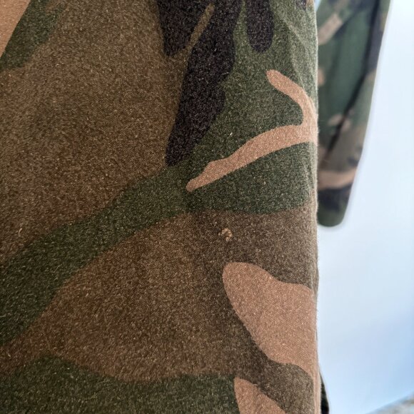 Vtg Duck Bay Camo Hunting Shirt - Men’s S – Mallard Duck, 100% Cotton - Y2K/90s - Picture 6 of 8